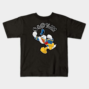 Donald Duck $#@% covid!!!! Kids T-Shirt